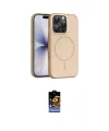 ieg™ iPhone 16 Pro Max Kılıf Atlas Asil Prime - Siyah Buffer Hayalet Cam Ekran Koruyucu