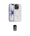 ieg™ iPhone 16 Pro Max Kılıf Atlas Asil Prime - Siyah Buffer Hayalet Cam Ekran Koruyucu