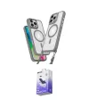 ieg™ iPhone 16 Pro Max Kılıf Atlas Doku Koleksiyonu - Siyah Bilvis 5in1 5D Magic Hayalet Cam Ekran Koruyucu