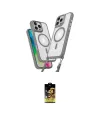 ieg™ iPhone 16 Pro Max Kılıf Atlas Doku Koleksiyonu - Siyah Buffer Cam Ekran Koruyucu