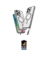 ieg™ iPhone 16 Pro Max Kılıf Atlas Doku Koleksiyonu - Siyah Buffer Hayalet Cam Ekran Koruyucu