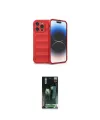 ieg™ iPhone 16 Pro Max Kılıf Atlas Koleksiyonu - Siyah 360 Mat Full Body Arka Koruyucu