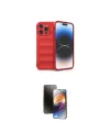 ieg™ iPhone 16 Pro Max Kılıf Atlas Koleksiyonu - Siyah 3D Antistatik Mat Seramik Nano Ekran Koruyucu