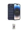 ieg™ iPhone 16 Pro Max Kılıf Atlas Koleksiyonu - Siyah Bilvis 3D Cam Ekran Koruyucu