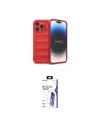 ieg™ iPhone 16 Pro Max Kılıf Atlas Koleksiyonu - Siyah Bilvis 3X AR HD Cam Ekran Koruyucu