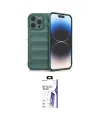 ieg™ iPhone 16 Pro Max Kılıf Atlas Koleksiyonu - Siyah Bilvis 3X AR HD Cam Ekran Koruyucu