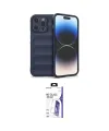 ieg™ iPhone 16 Pro Max Kılıf Atlas Koleksiyonu - Siyah Bilvis 3X AR HD Cam Ekran Koruyucu
