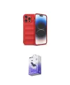 ieg™ iPhone 16 Pro Max Kılıf Atlas Koleksiyonu - Siyah Bilvis 5in1 5D Magic Hayalet Cam Ekran Koruyucu