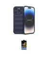 ieg™ iPhone 16 Pro Max Kılıf Atlas Koleksiyonu - Siyah Buffer Hayalet Cam Ekran Koruyucu