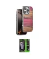 ieg™ iPhone 16 Pro Max Kılıf Atlas Minimal Özel Seri - Şeffaf 360 Full Body Arka Koruyucu