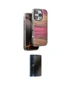 ieg™ iPhone 16 Pro Max Kılıf Atlas Minimal Özel Seri - Siyah 3D Antistatik Hayalet Cam Ekran Koruyucu
