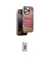ieg™ iPhone 16 Pro Max Kılıf Atlas Minimal Özel Seri - Siyah Bilvis 3D Cam Ekran Koruyucu