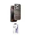 ieg™ iPhone 16 Pro Max Kılıf Atlas Minimal Özel Seri - Siyah Bilvis 3X AR HD Cam Ekran Koruyucu