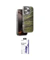 ieg™ iPhone 16 Pro Max Kılıf Atlas Minimal Özel Seri - Siyah Bilvis 3X AR HD Cam Ekran Koruyucu