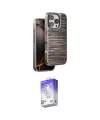 ieg™ iPhone 16 Pro Max Kılıf Atlas Minimal Özel Seri - Siyah Bilvis 5in1 3D Magic Cam Ekran Koruyucu