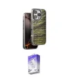 ieg™ iPhone 16 Pro Max Kılıf Atlas Minimal Özel Seri - Siyah Bilvis 5in1 3D Magic Cam Ekran Koruyucu