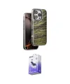 ieg™ iPhone 16 Pro Max Kılıf Atlas Minimal Özel Seri - Siyah Bilvis 5in1 5D Magic Hayalet Cam Ekran Koruyucu
