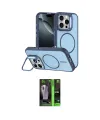 ieg™ iPhone 16 Pro Max Kılıf Çekirdek Klasik - Şeffaf 360 Full Body Arka Koruyucu