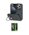 ieg™ iPhone 16 Pro Max Kılıf Çekirdek Klasik - Şeffaf 360 Full Body Arka Koruyucu