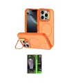 ieg™ iPhone 16 Pro Max Kılıf Çekirdek Klasik - Şeffaf 360 Full Body Arka Koruyucu