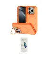 ieg™ iPhone 16 Pro Max Kılıf Çekirdek Klasik - Şeffaf Pasifik Cam Ekran Koruyucu
