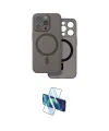 ieg™ iPhone 16 Pro Max Kılıf Çekirdek Klasik - Siyah 3D Antistatik Cam Ekran Koruyucu