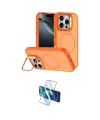 ieg™ iPhone 16 Pro Max Kılıf Çekirdek Klasik - Siyah 3D Antistatik Seramik Nano Ekran Koruyucu