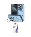 ieg™ iPhone 16 Pro Max Kılıf Çekirdek Klasik - Siyah Bilvis 3X AR HD Cam Ekran Koruyucu