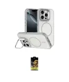 ieg™ iPhone 16 Pro Max Kılıf Çekirdek Klasik - Siyah Buffer Cam Ekran Koruyucu