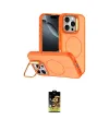 ieg™ iPhone 16 Pro Max Kılıf Çekirdek Klasik - Siyah Buffer Cam Ekran Koruyucu