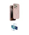 ieg™ iPhone 16 Pro Max Kılıf Çekirdek Minimal Prime - Siyah 3D Antistatik Cam Ekran Koruyucu