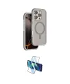ieg™ iPhone 16 Pro Max Kılıf Çekirdek Minimal Prime - Siyah 3D Antistatik Cam Ekran Koruyucu