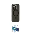 ieg™ iPhone 16 Pro Max Kılıf Çekirdek Modern Prime - Siyah 3D Antistatik Cam Ekran Koruyucu
