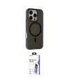ieg™ iPhone 16 Pro Max Kılıf Çekirdek Modern Prime - Siyah Bilvis 3X AR HD Cam Ekran Koruyucu