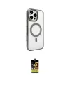 ieg™ iPhone 16 Pro Max Kılıf Doruk Doku Özel Seri - Siyah Buffer Cam Ekran Koruyucu