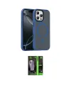 ieg™ iPhone 16 Pro Max Kılıf Doruk Form Serisi - Şeffaf 360 Full Body Arka Koruyucu