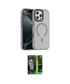 ieg™ iPhone 16 Pro Max Kılıf Doruk Form Serisi - Şeffaf 360 Full Body Arka Koruyucu