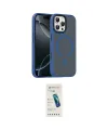 ieg™ iPhone 16 Pro Max Kılıf Doruk Form Serisi - Şeffaf Pasifik Cam Ekran Koruyucu