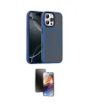 ieg™ iPhone 16 Pro Max Kılıf Doruk Form Serisi - Siyah 3D Antistatik Mat Seramik Nano Ekran Koruyucu