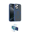 ieg™ iPhone 16 Pro Max Kılıf Doruk Form Serisi - Siyah 3D Antistatik Seramik Nano Ekran Koruyucu