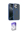ieg™ iPhone 16 Pro Max Kılıf Doruk Form Serisi - Siyah Bilvis 5in1 3D Magic Cam Ekran Koruyucu