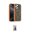 ieg™ iPhone 16 Pro Max Kılıf Doruk Form Serisi - Siyah Bilvis Hayalet Cam Ekran Koruyucu