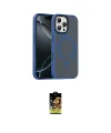 ieg™ iPhone 16 Pro Max Kılıf Doruk Form Serisi - Siyah Buffer Cam Ekran Koruyucu