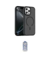 ieg™ iPhone 16 Pro Max Kılıf Doruk Form Serisi - Siyah Joko Magic 5D Cam
