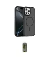 ieg™ iPhone 16 Pro Max Kılıf Doruk Form Serisi - Siyah Joko Magic 5D Hayalet Cam
