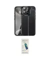 ieg™ iPhone 16 Pro Max Kılıf Doruk Klasik Özel Seri - Şeffaf Pasifik Cam Ekran Koruyucu