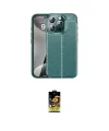 ieg™ iPhone 16 Pro Max Kılıf Doruk Klasik Özel Seri - Siyah Buffer Cam Ekran Koruyucu