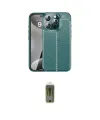 ieg™ iPhone 16 Pro Max Kılıf Doruk Klasik Özel Seri - Siyah Joko Magic 5D Hayalet Cam