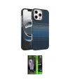 ieg™ iPhone 16 Pro Max Kılıf Doruk Serisi - Şeffaf 360 Full Body Arka Koruyucu