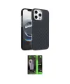 ieg™ iPhone 16 Pro Max Kılıf Doruk Serisi - Şeffaf 360 Full Body Arka Koruyucu